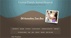 Desktop Screenshot of centralfloridaanimalhospital.com