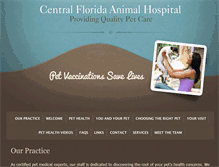 Tablet Screenshot of centralfloridaanimalhospital.com